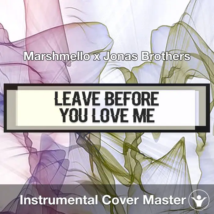 Leave Before You Love Me - Marshmello x Jonas Brothers - Instrumental Instrumental Covers
