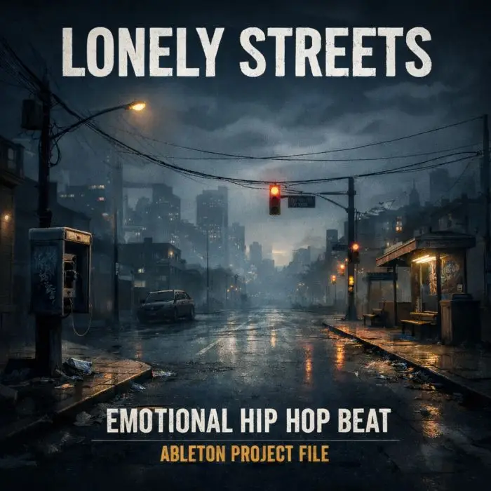 Lonely Streets Emotional Hip Hop Ableton Templates (Stock Plugins)