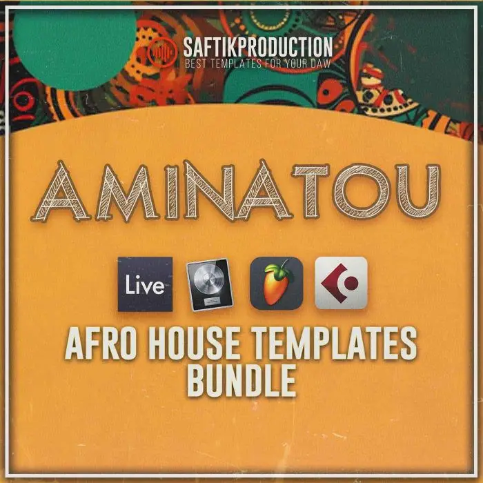 Animatou - Afro House Templates Bundle for Ableton Live, Logic Pro X, Cubase and FL StudioAbleton Templates, Logic Pro Templates, FL Studio Templates, Cubase Templates, Bundles