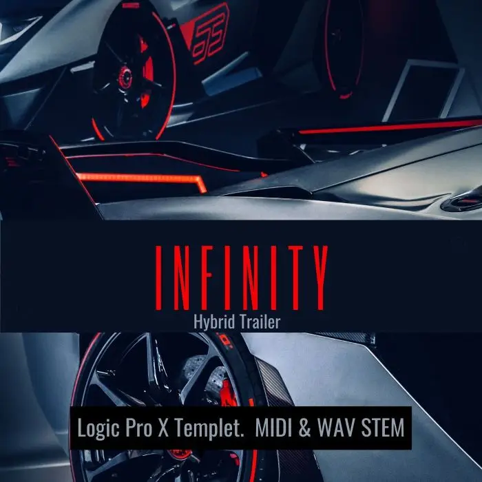 Infinity ( Logic Pro X Template, MIDI & WAV STEMS )Logic Pro Templates
