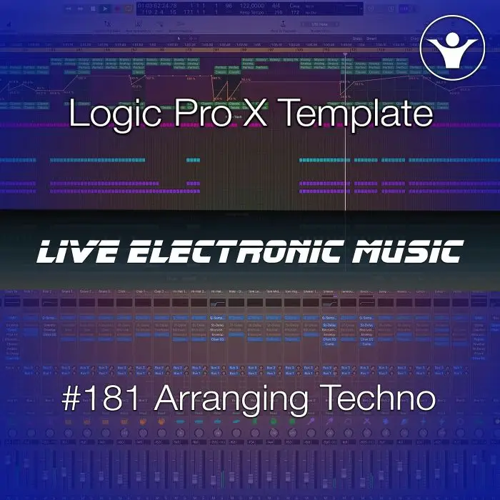Logic Pro X Techno Template | Live Electronic Music #181 Logic Pro Templates (Stock Plugins), Logic Pro Templates