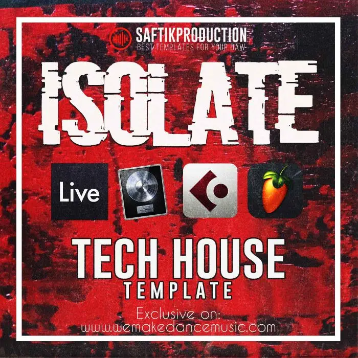 Isolate - Tech House Template for Ableton Live, Cubase, Logic Pro X and Cubase (FISHER Style)Ableton Templates, Logic Pro Templates, FL Studio Templates, Cubase Templates