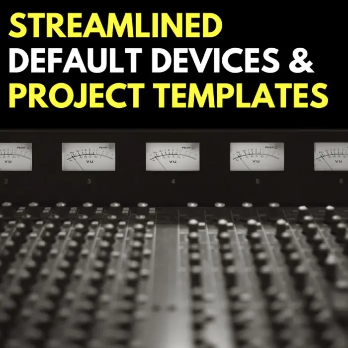 Default Device Presets Ableton Templates