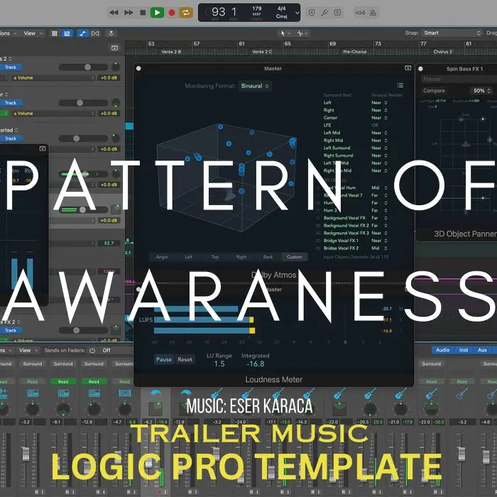 PATTERN OF AWARANESS Logic Pro TemplateLogic Pro Templates