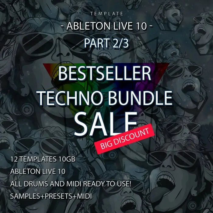 Bestseller TECHNO Bundle Ableton Templates Part 2Ableton Templates, Bundles