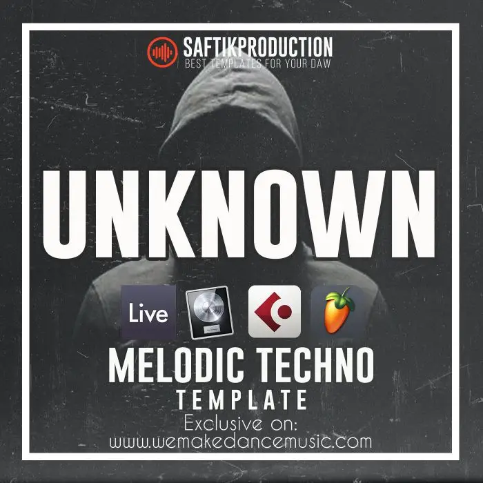 Unknown - Melodic Techno Template for Ableton Live, Logic Pro X, Cubase and FL StudioAbleton Templates, Logic Pro Templates, FL Studio Templates, Cubase Templates