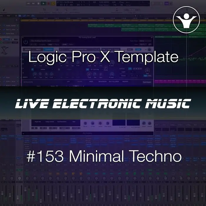 Minimal Techno Logic Pro X Template | Live Electronic Music #153 Logic Pro Templates (Stock Plugins), Logic Pro Templates