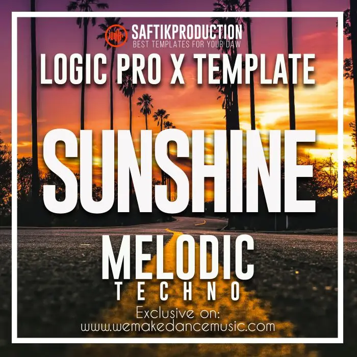 Sunshine - Logic ProX Melodic Techno Template (in style of Artbat)Logic Pro Templates