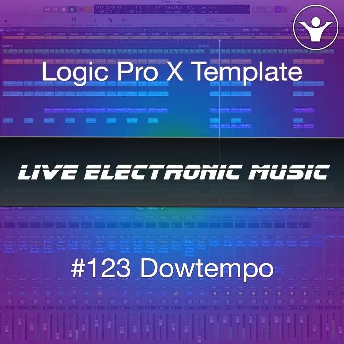 Downtempo Logic Pro X Template | Live Electronic Music #123Logic Pro Templates (Stock Plugins), Logic Pro Templates