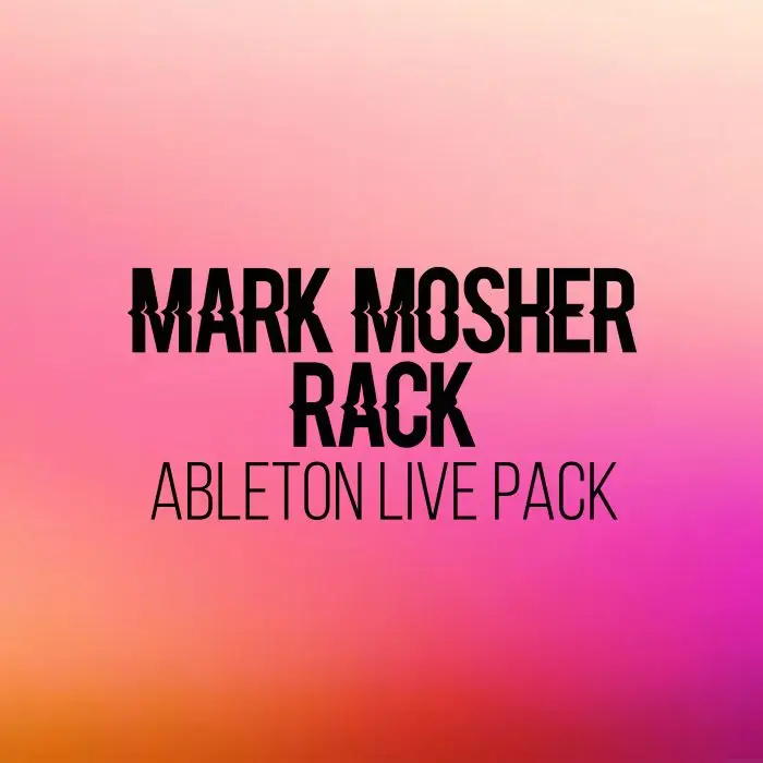 AfroDJMac Mark Mosher Ableton Live RackAbleton Templates (Stock Plugins), Ableton Racks