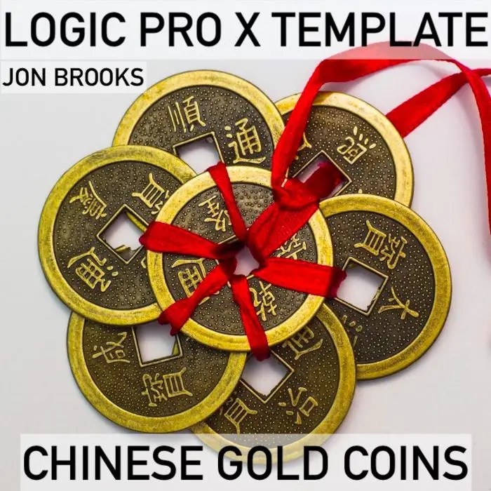 Logic Pro X Template - CHINESE GOLD COINS (Instrumental Logo)Logic Pro Templates