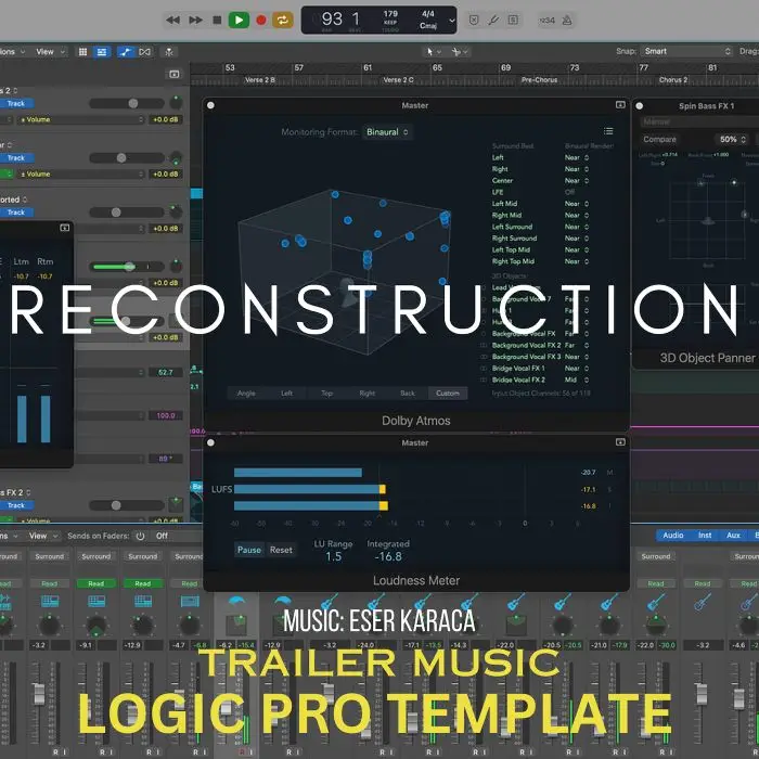 Reconstruction Logic Pro TemplateLogic Pro Templates