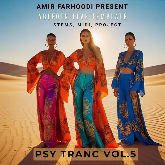 Psytrance - Vol. 5 (Ableton Live Template)Ableton Templates, Audio STEMS, MIDI FIles