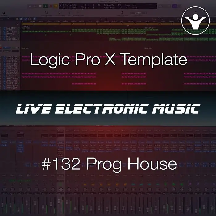 Logic Pro X Progressive House Template | Live Electronic Music #132Logic Pro Templates (Stock Plugins), Logic Pro Templates
