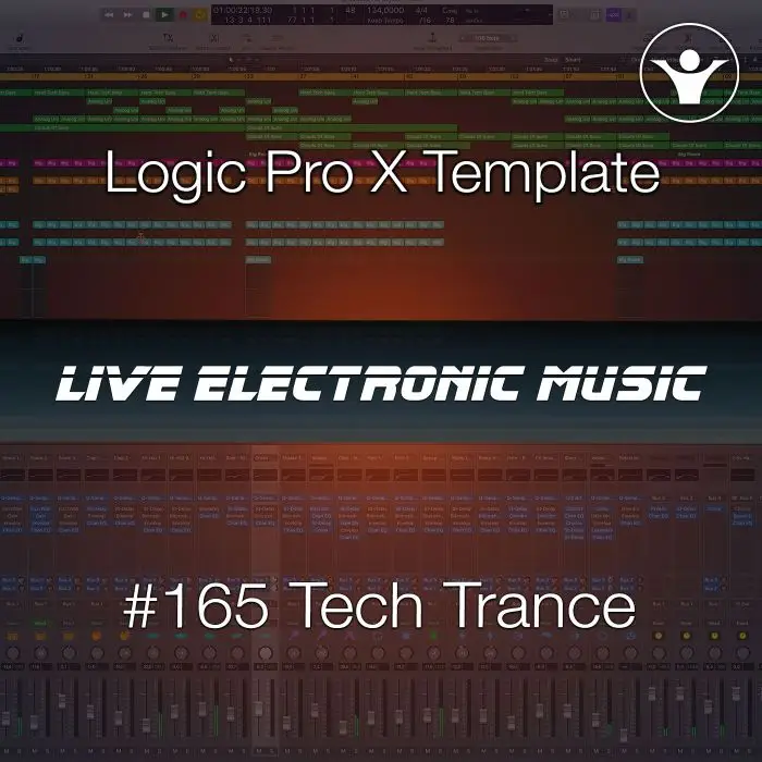 Tech Trance Logic Pro X Template | Live Electronic Music #165Logic Pro Templates (Stock Plugins), Logic Pro Templates
