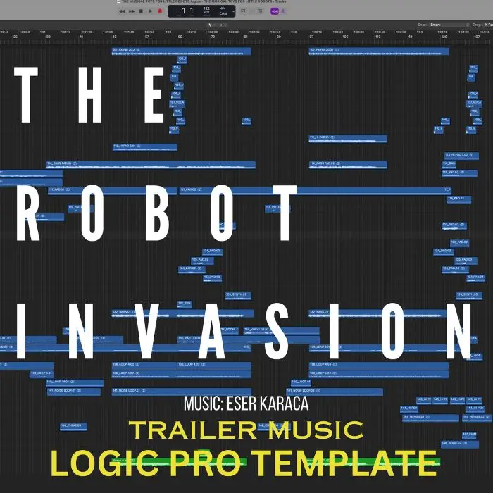 The Robot Invasion Logic Pro TemplateLogic Pro Templates