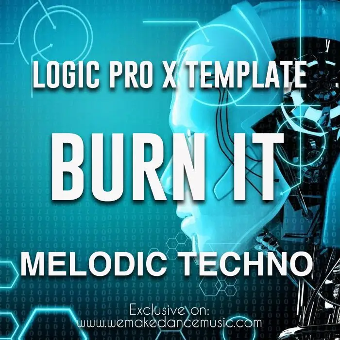 Burn It - Melodic Techno Logic ProX Template (Boris Brejcha Style)Logic Pro Templates