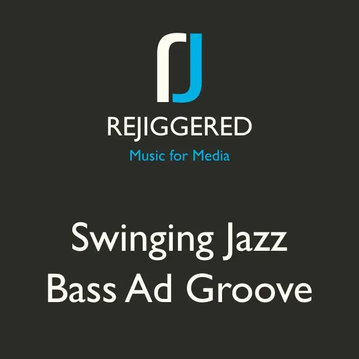 Swinging Jazz Bass Ad Groove (Upbeat, Drums )Stock Music