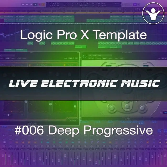 Deep Progressive House Logic X Template + Free Tutorial | Live Electronic Music 006Logic Pro Templates (Stock Plugins), Logic Pro Templates
