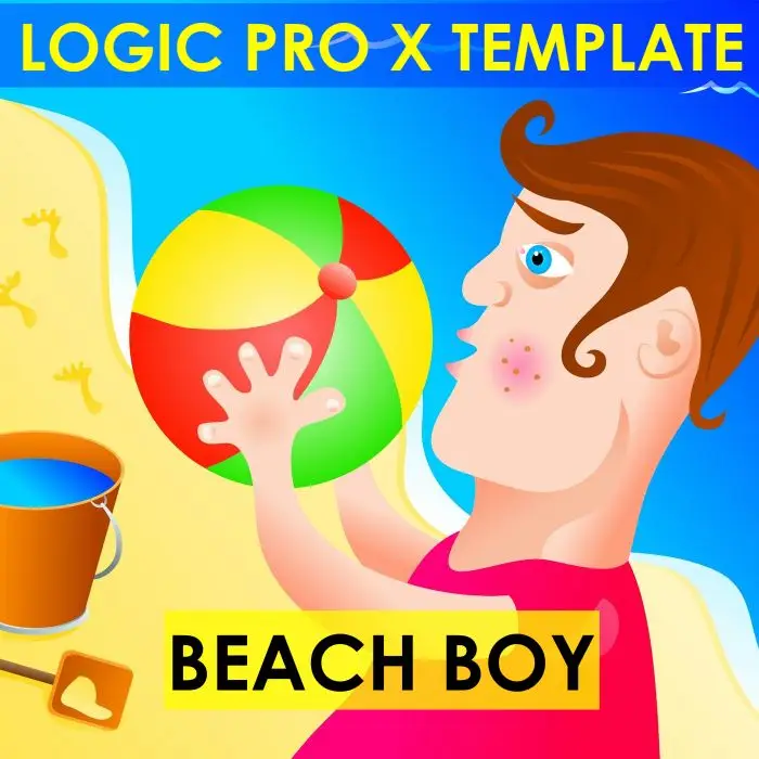 Beach Boy [Logic Pro X Template] Quirky Playful Funfair MusicLogic Pro Templates