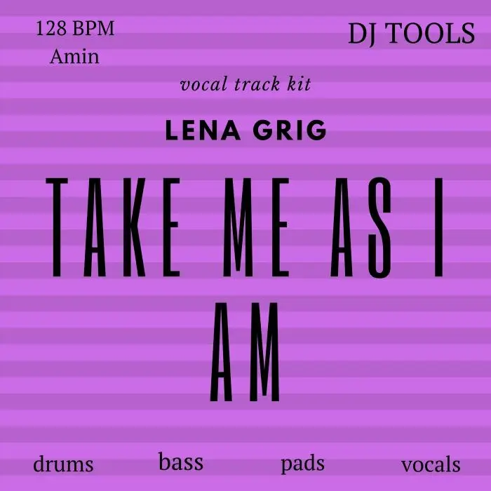Take me as I am - Vocal track kit Logic TemplateAudio STEMS, Vocal Packs, Sample Packs