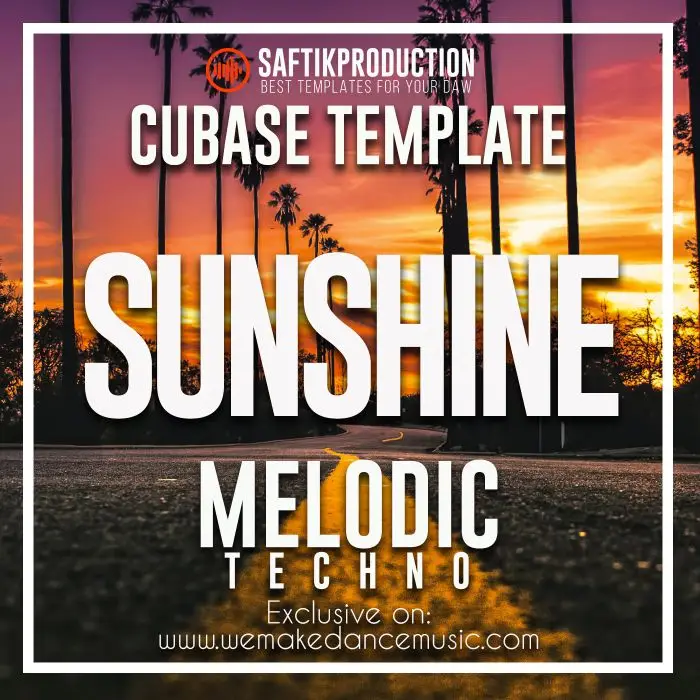 Sunshine - Cubase Melodic Techno Template (in style of Artbat)Cubase Templates