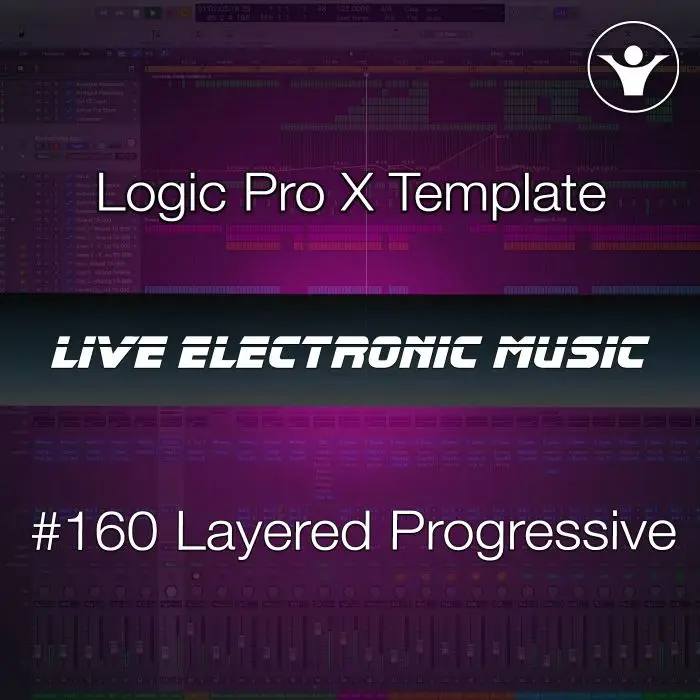 Layered Prog House Logic Pro X Template | Live Electronic Music #160 Logic Pro Templates (Stock Plugins), Logic Pro Templates