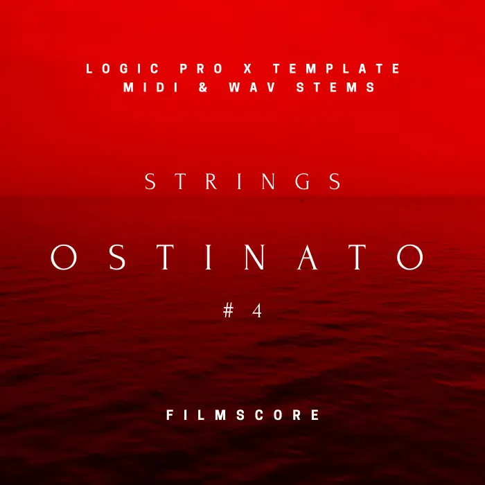 String Ostinato #4 ( Logic Pro X Template, MIDI & WAV STEMS )Logic Pro Templates