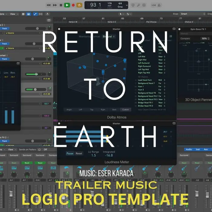 Return To Earth Logic Pro TemplateLogic Pro Templates