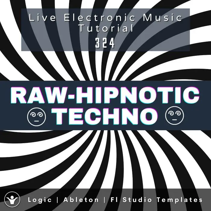 Raw - Hypnotic Techno Template for Logic, Ableton, FL Studio | Live Electronic Music Tutorial 324Ableton Templates (Stock Plugins), Ableton Templates, Logic Pro Templates (Stock Plugins), FL Studio Templates (Stock Plugins), FL Studio Templates