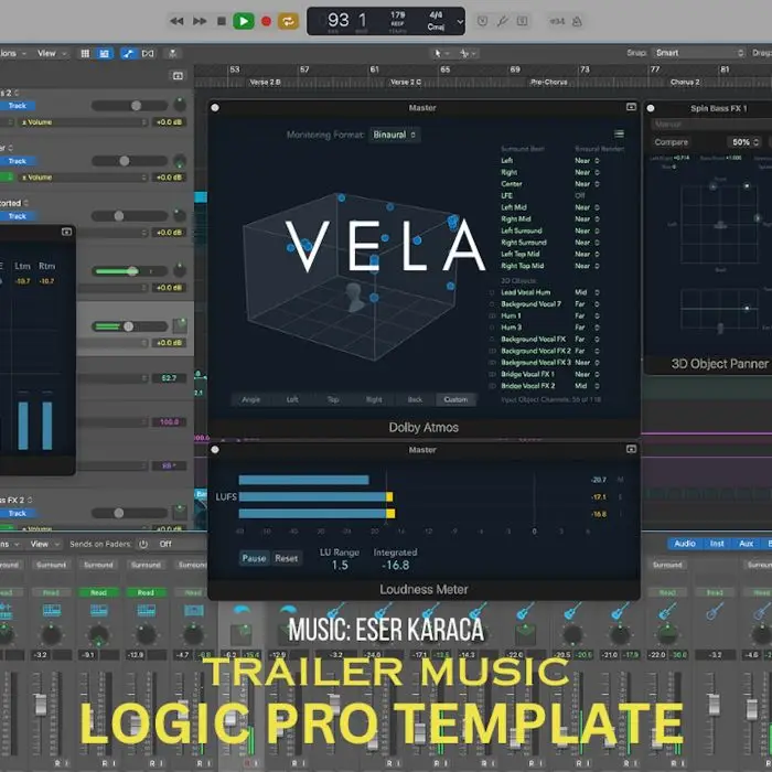 VELALogic Pro Templates, Audio STEMS