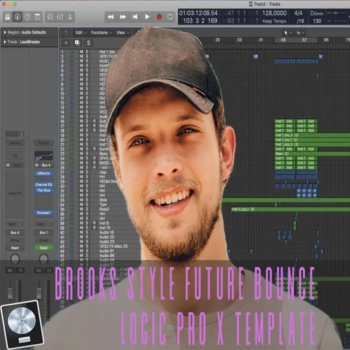 Future Bounce Brooks Style Logic Pro X TemplateLogic Pro Templates