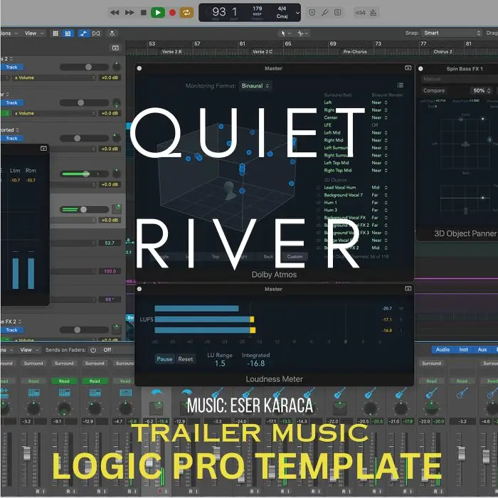 Quiet River Logic Pro TemplateLogic Pro Templates