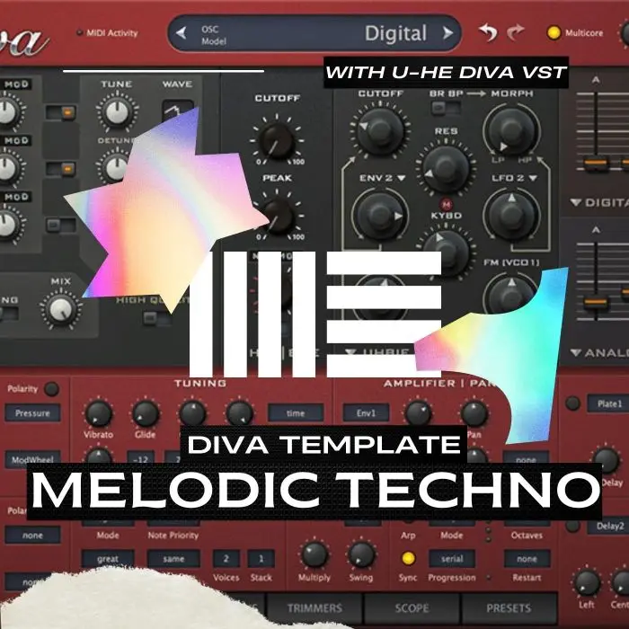 Melodic Techno With Diva  - Full Template Ableton 10Ableton Templates