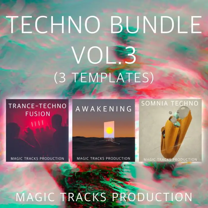 Techno Bundle Vol.3 (3 Ableton Live Templates+Mastering)Ableton Templates, Bundles