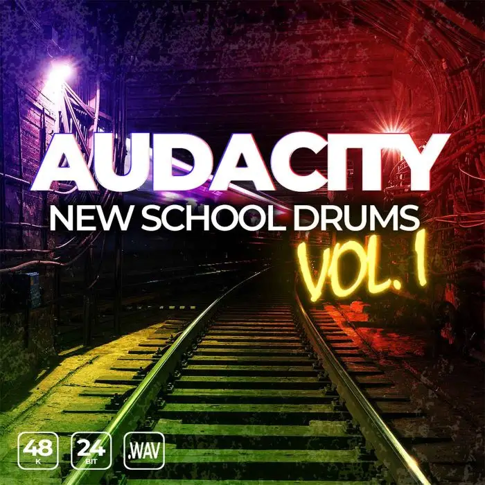 Audacity New School Drums Vol. 1Sample Packs