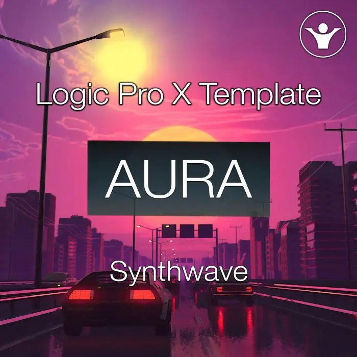 Mikas - Aura - Synthwave Logic Pro X Template | Live Electronic Music 077Logic Pro Templates (Stock Plugins), Logic Pro Templates