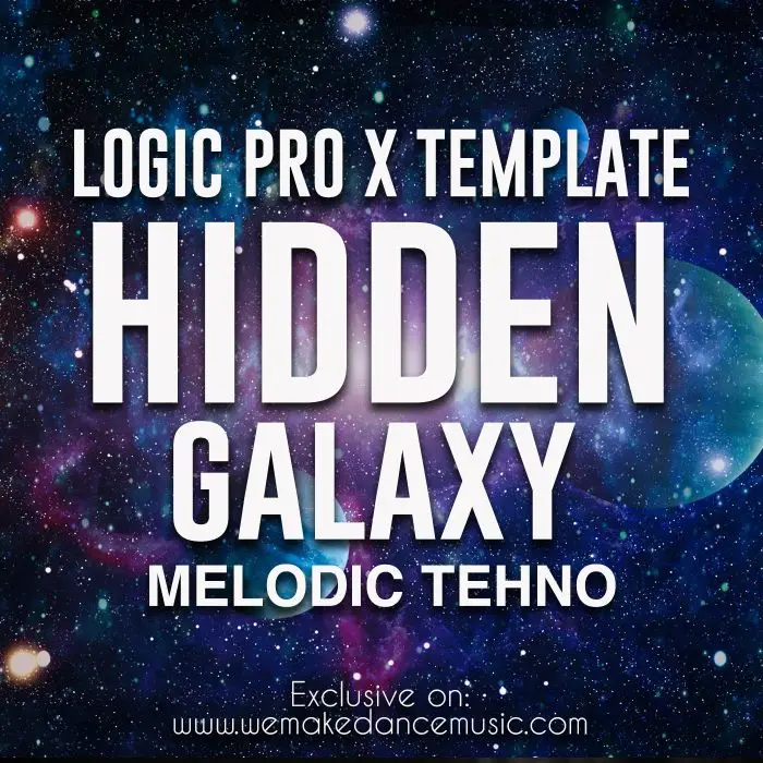 Hidden Galaxy - Melodic Techno Logic ProX Template (Boris Brejcha Style)Logic Pro Templates