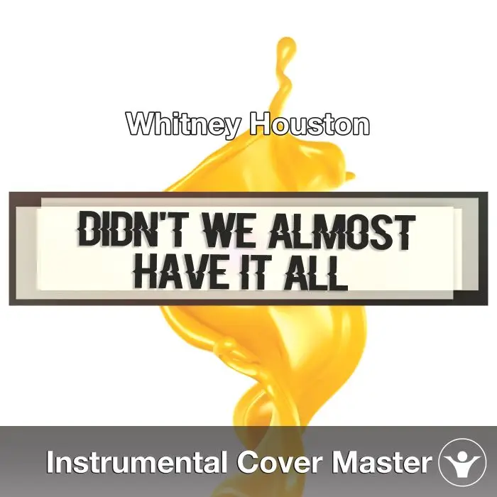 Didn't We Almost Have It All (Whitney Houston) - Instrumental CoverInstrumental Covers