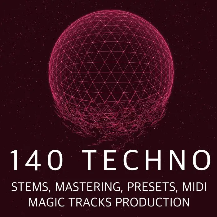 140 Techno (STEMS, Mastering, Presets, MIDI)Audio STEMS