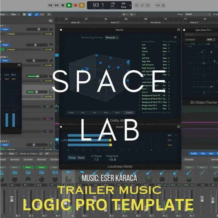 Space Lab Logic Pro TemplateLogic Pro Templates