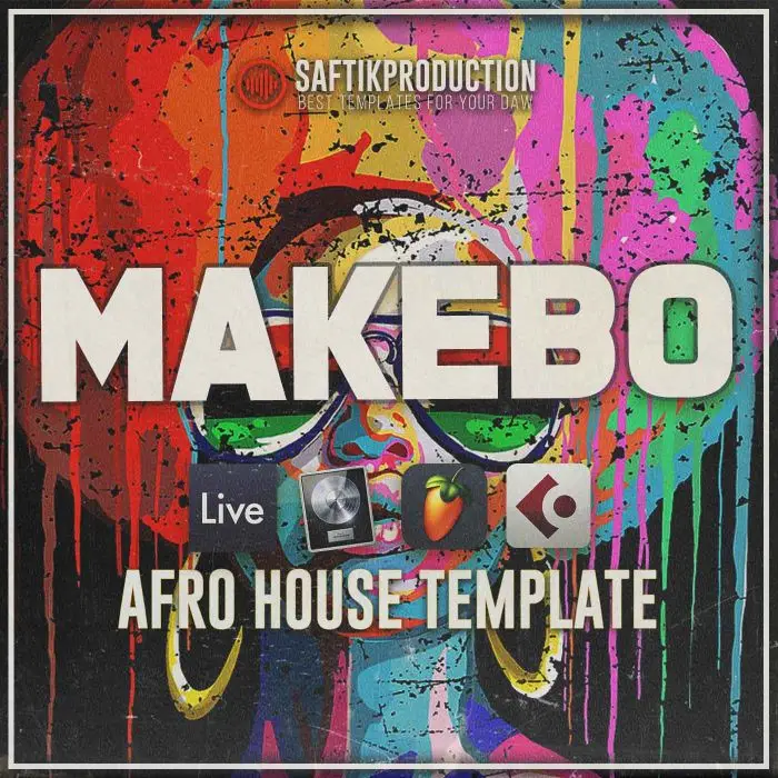 Makebo - Afro House Template for Ableton Live, Logic Pro X, Cubase and FL StudioAbleton Templates, Logic Pro Templates, FL Studio Templates, Cubase Templates