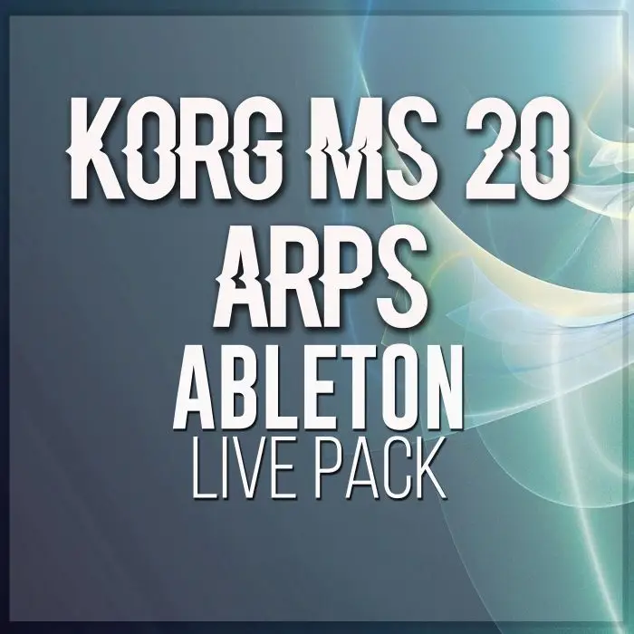Korg MS 20 Arps Ableton Live PackAbleton Packs