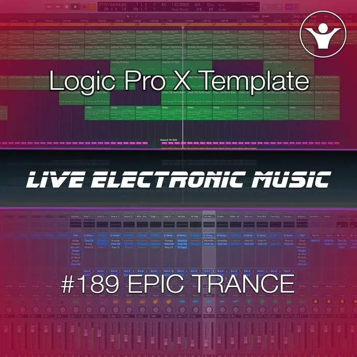 Trance Logic Pro X Template | Live Electronic Music #189 Logic Pro Templates (Stock Plugins), Logic Pro Templates