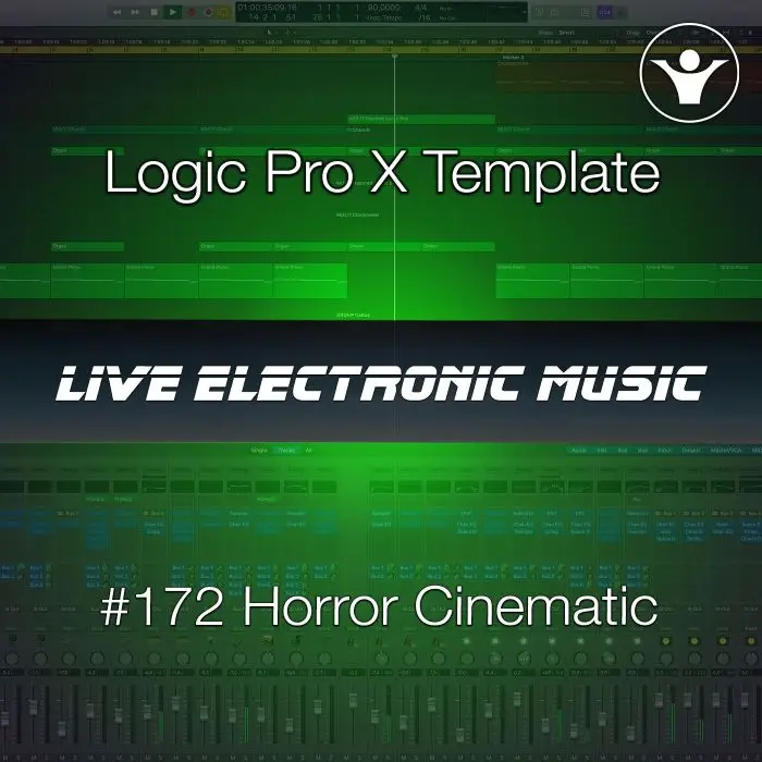 Horror Cinematic Logic Pro X Template | Live Electronic Music #172Logic Pro Templates (Stock Plugins)