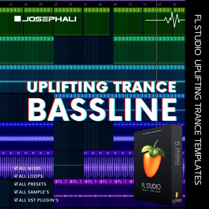 FL Studio 20.8 Uplifting Trance Bassline Vol.2 (by JosephAli)FL Studio Templates