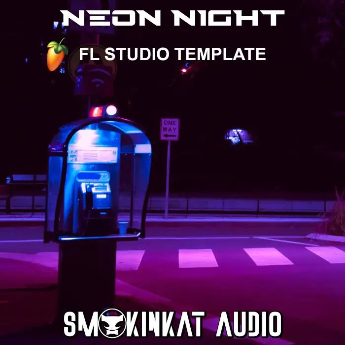 Neon Night - Synthwave FL Studio 20.8.3 TemplateFL Studio Templates