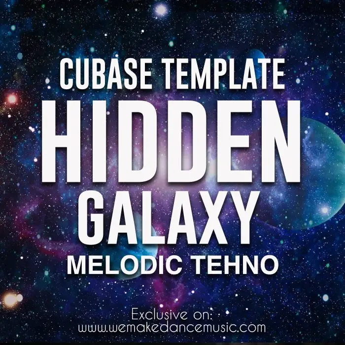 Hidden Galaxy - Melodic Techno Cubase Template (Boris Brejcha Style)Cubase Templates