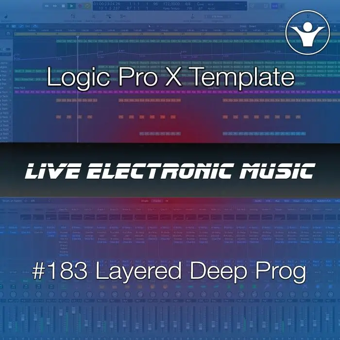 Deep Progressive House Logic Pro X Template | Live Electronic Music #183Logic Pro Templates (Stock Plugins), Logic Pro Templates