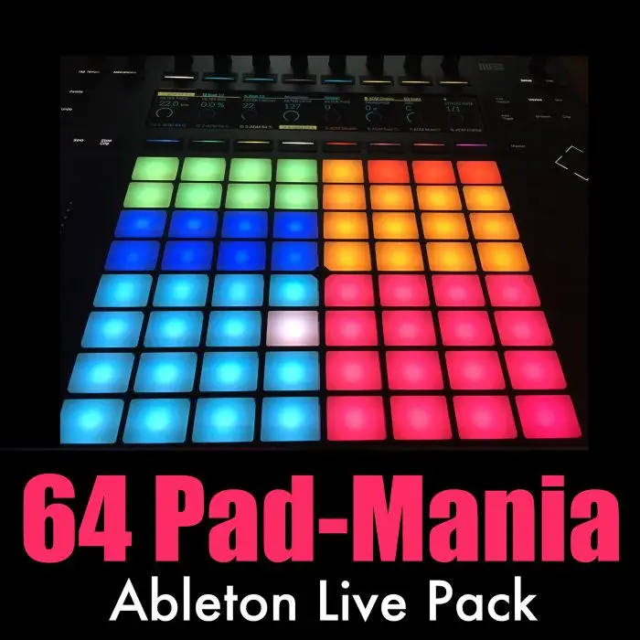 ADM 64 Pad Mania Project Ableton Live PackAbleton Packs